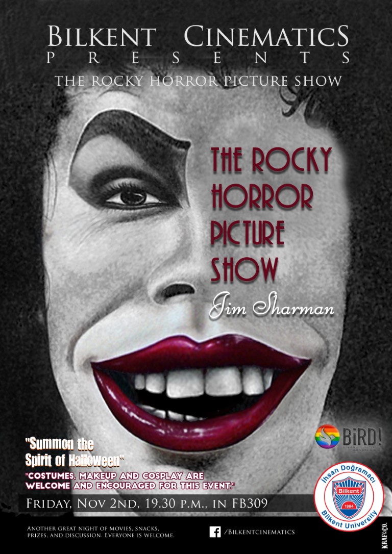 “The Rocky Horror Picture Show” by Bilkent Cinematics, and COMD // Makeup Workshop by Award Winner Aziza Abdieva (COMD ’18)