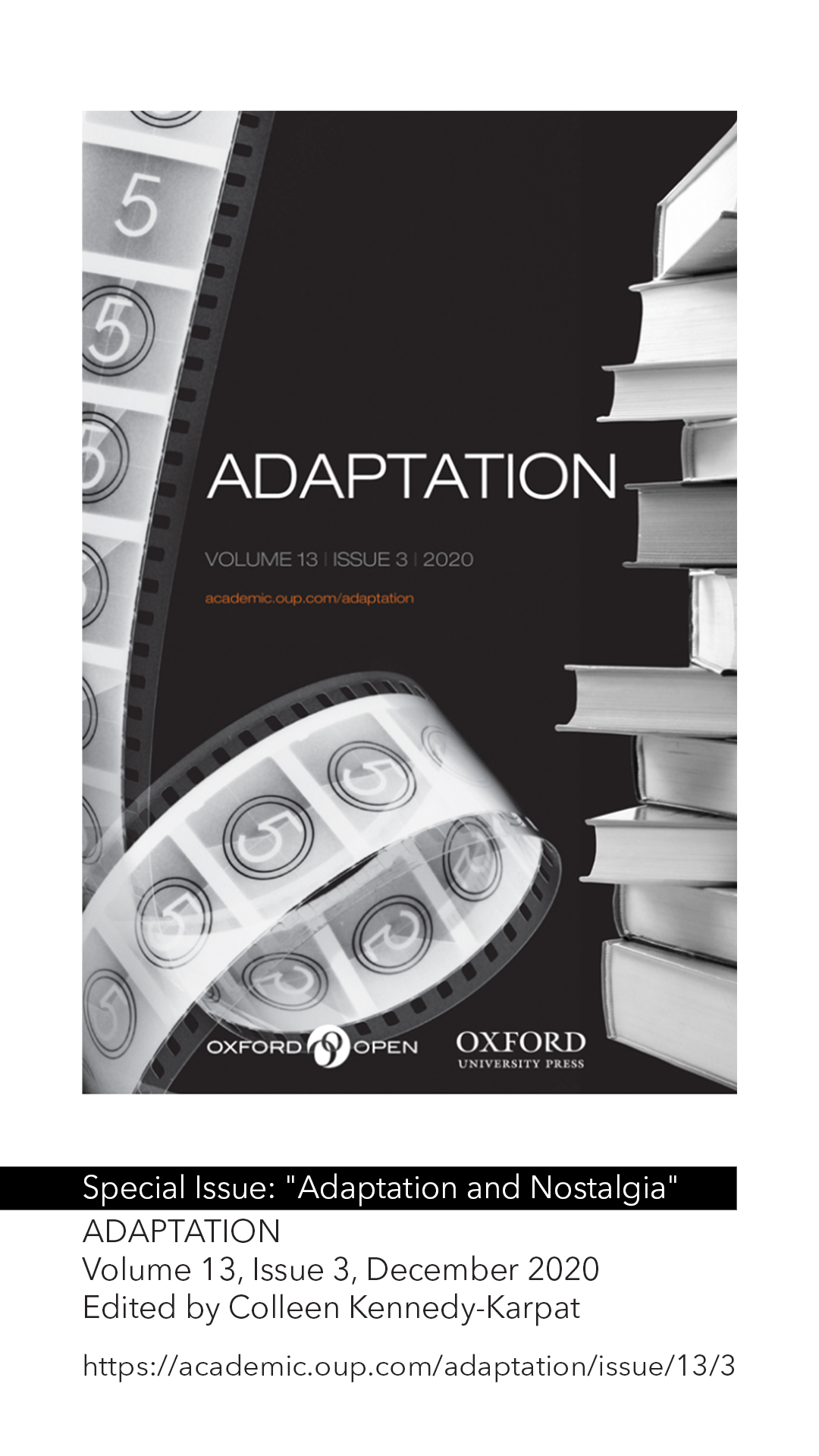 Special Issue: “Adaptation and Nostalgia”, Edited by Colleen Kennedy-Karpat