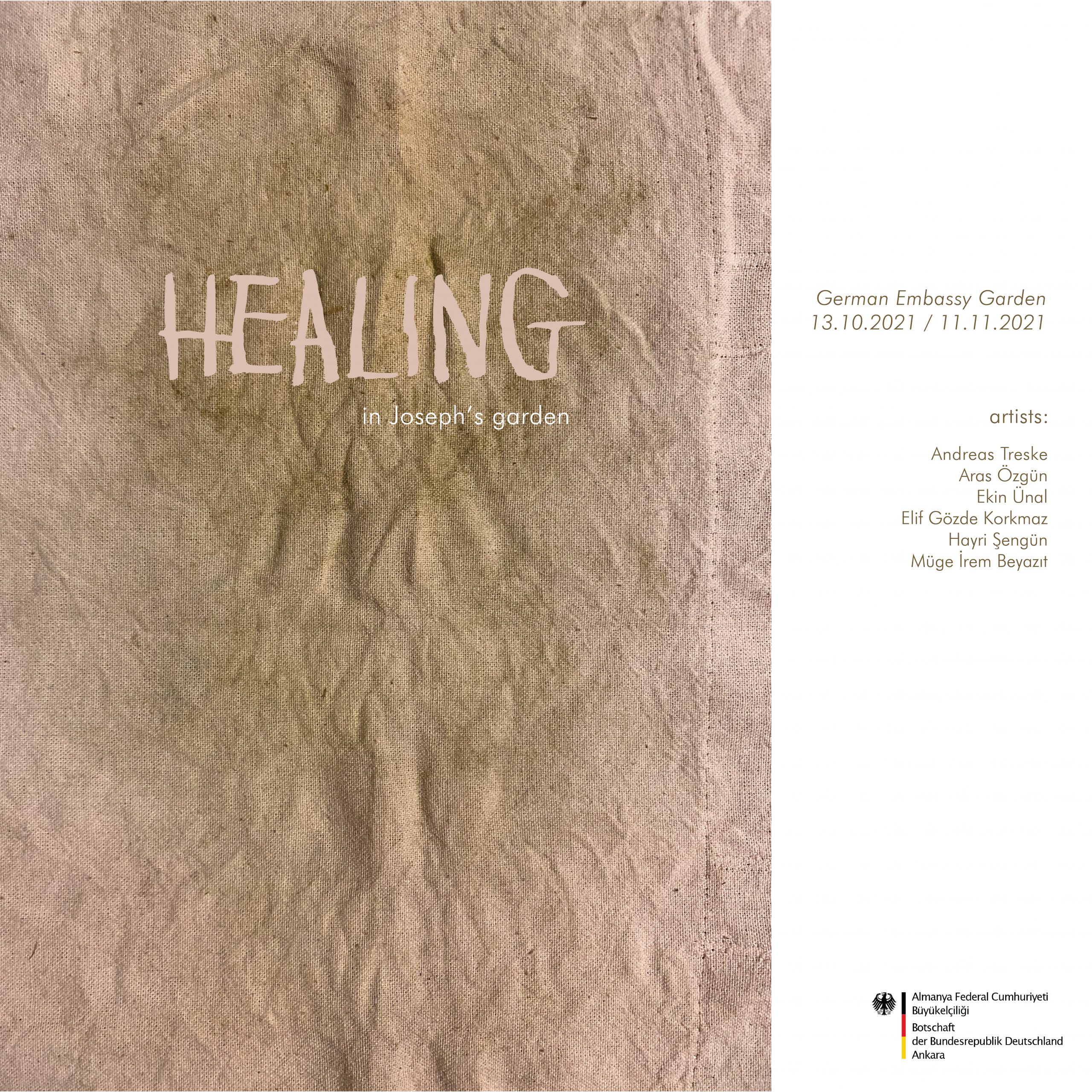 HEALING in Joseph’s Garden, Exhibition at German Embassy Garden